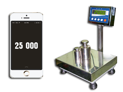 Дублирование веса на смартфоне